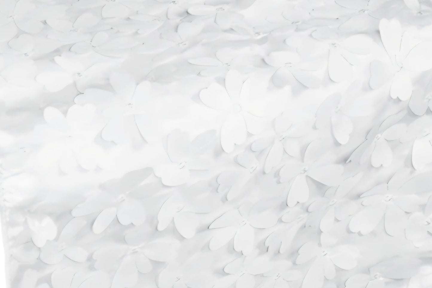 Rental | white flower petal table runner 13×106