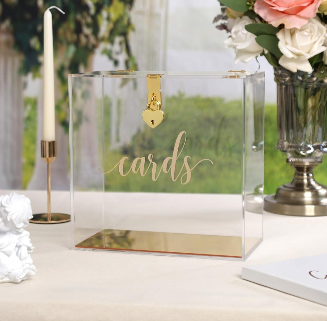 Rental | clear card box