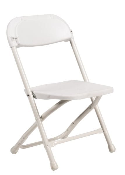 Rental | child size white folding chair