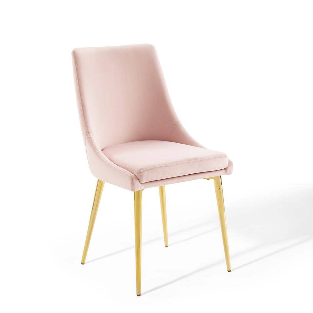 Rental | pink velvet & gold chair
