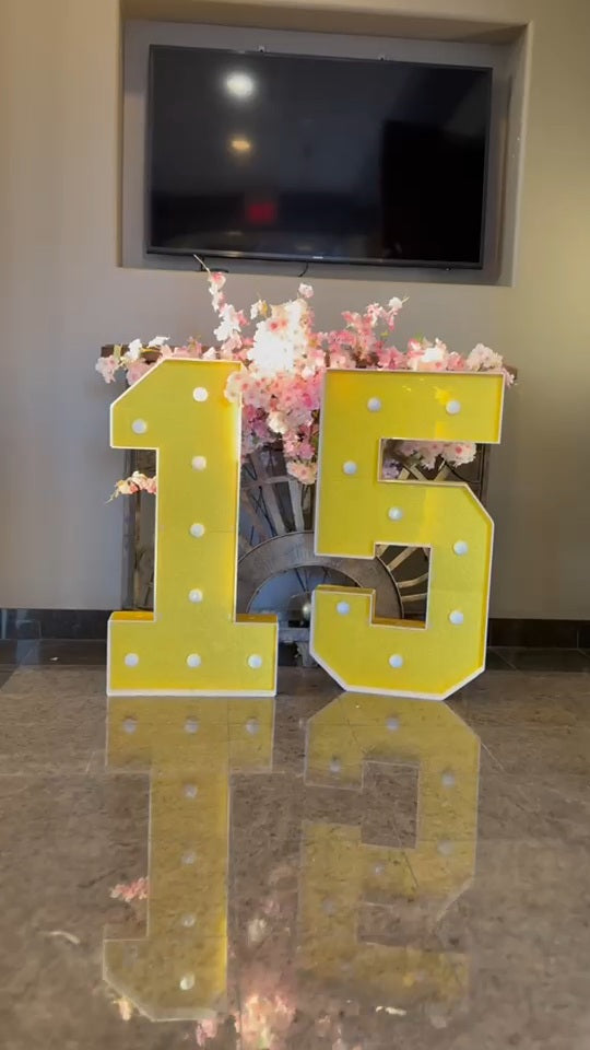 Marquee Letters & Numbers