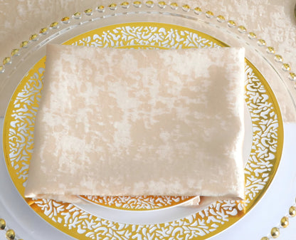 Rental | champagne shimmer cloth napkins 20×20