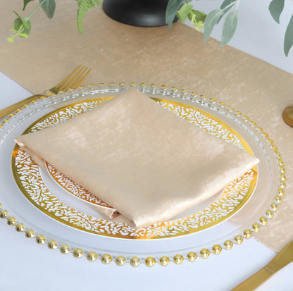 Rental | champagne shimmer cloth napkins 20×20