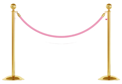 Rental | gold stanchion pole