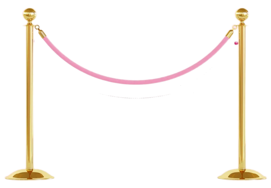 Rental | gold stanchion pole