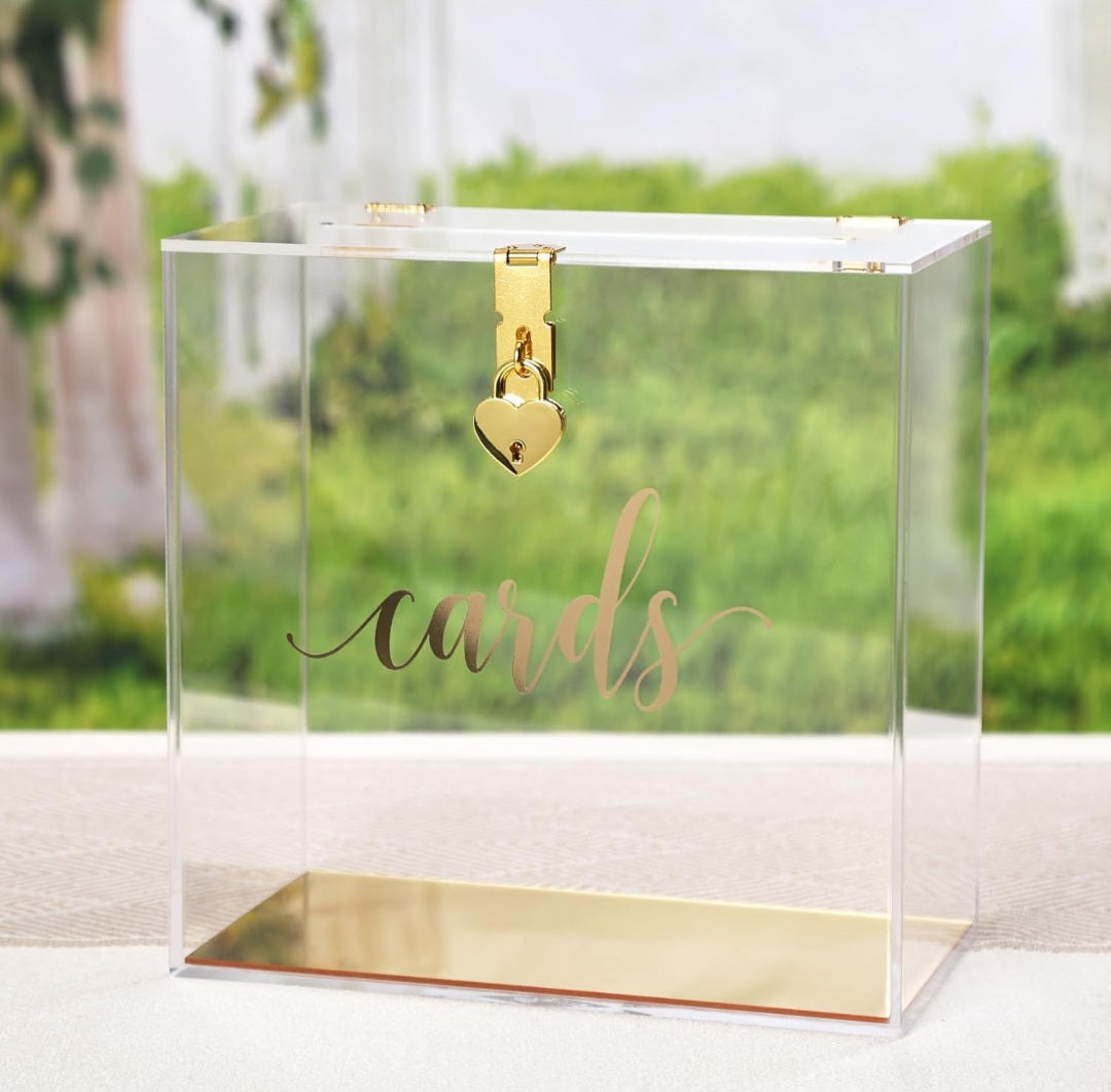 Rental | clear card box