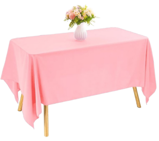 Rental | pink rectangle tablecloth