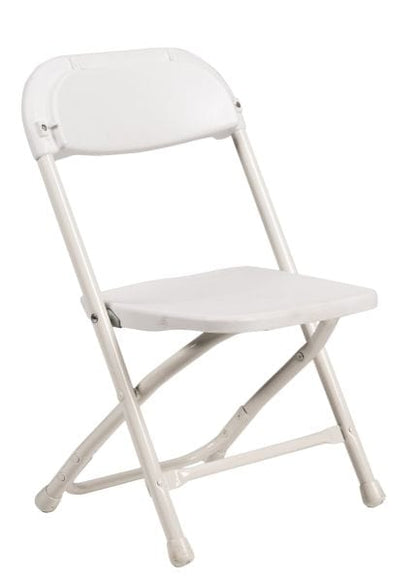 Rental | child size white folding chair
