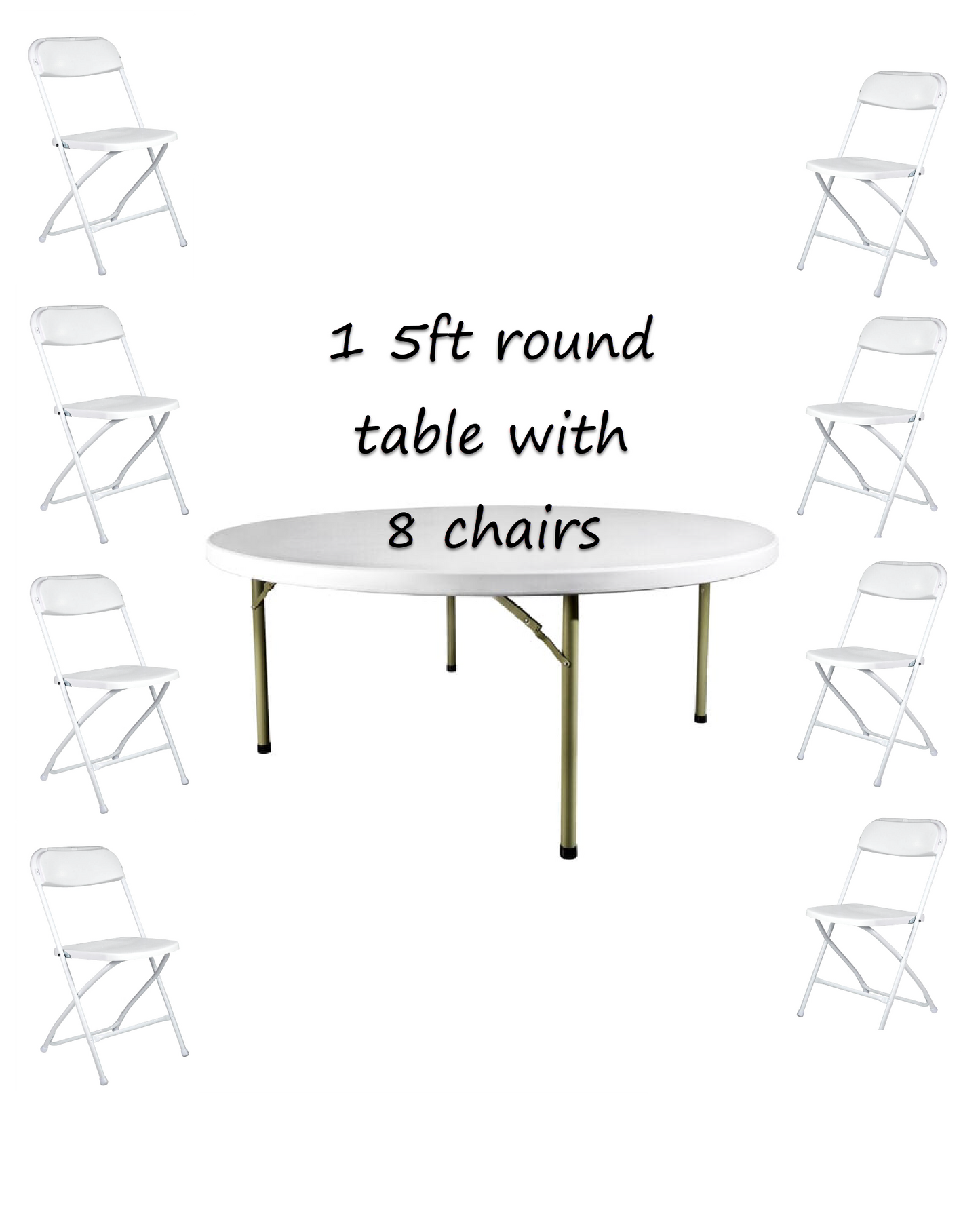 Rental | Round Table & Chair Bundle