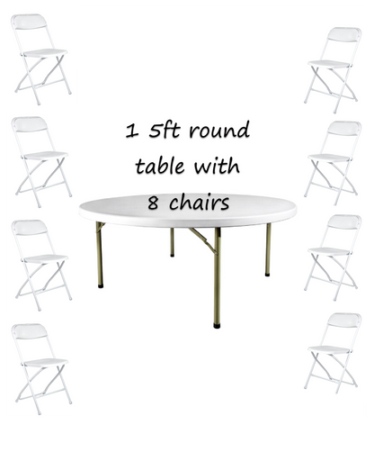 Rental | Round Table & Chair Bundle