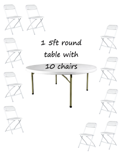 Rental | Round Table & Chair Bundle
